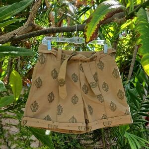 Chloe Monogram Cuffed Shorts